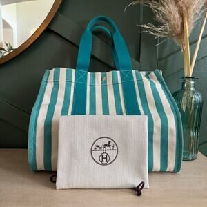 Hermes toile cannes gm stripe 010